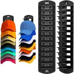Hat Organizer Wall Mount Baseball Cap Rack Hat Holder Storage Closet Door Displa